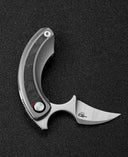 BESTECH STRELIT BT2103E Titanium+Black Red Marble Carbon Fiber Inlay Handle: 2.19