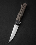 BESTECH THYRA BT2106B Titanium+Carbon Fiber Inlay Handle: 3.56