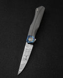BESTECH THYRA BT2106G Titanium+Timascus Inlay Handle: 3.56