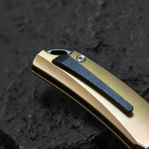 BESTECH SUPERNOVA BT2111C Titanium+Zirconium Bolster Handle: 3.07" M390 Blade