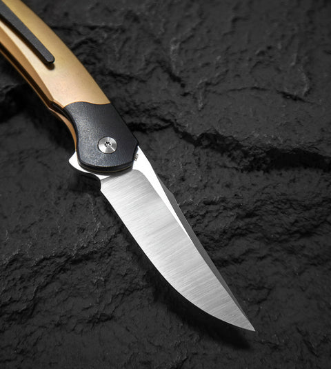 BESTECH SUPERNOVA BT2111C Titanium+Zirconium Bolster Handle: 3.07" M390 Blade