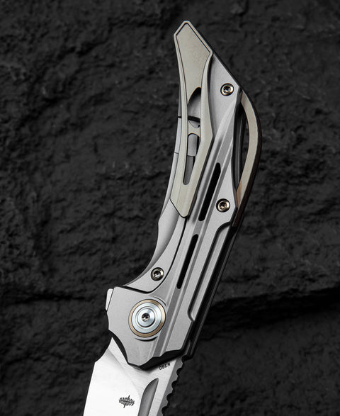 BESTECH VIGIL BT2201A Titanium Handle: 3.27" M390 Blade