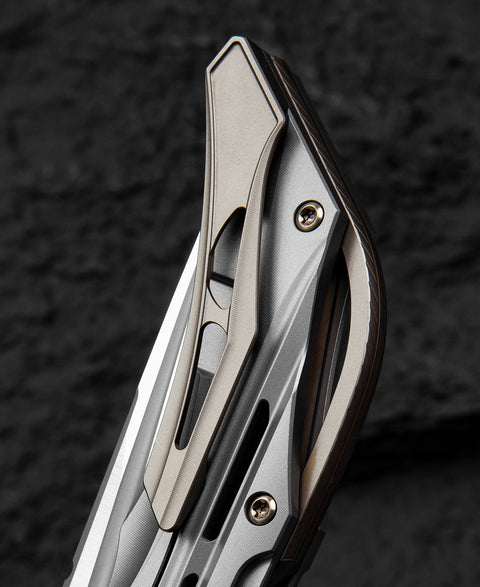 BESTECH VIGIL BT2201A Titanium Handle: 3.27" M390 Blade