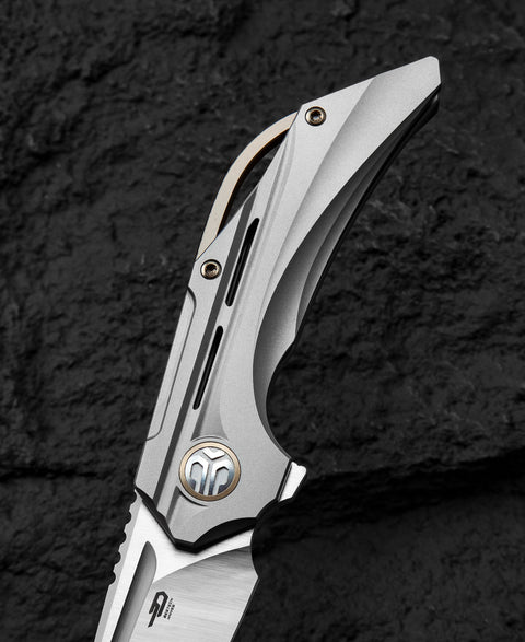 BESTECH VIGIL BT2201A Titanium Handle: 3.27" M390 Blade