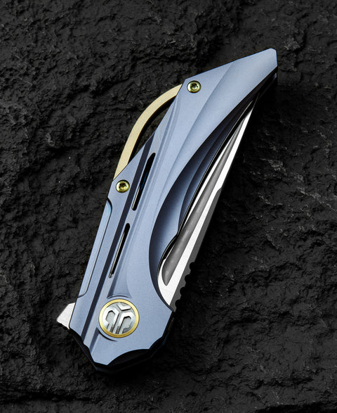 BESTECH VIGIL BT2201B Titanium Handle: 3.27" M390 Blade