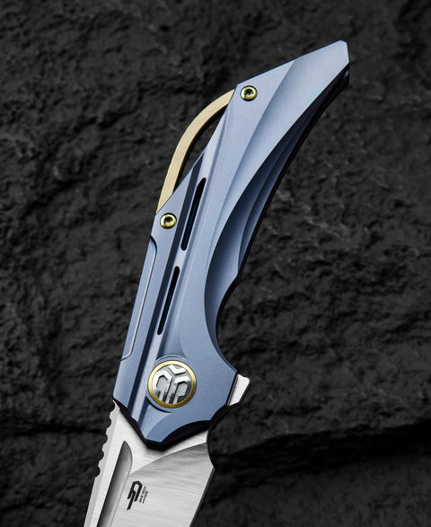 BESTECH VIGIL BT2201B Titanium Handle: 3.27" M390 Blade