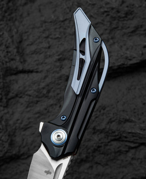 BESTECH VIGIL BT2201C Titanium Handle: 3.27" M390 Blade
