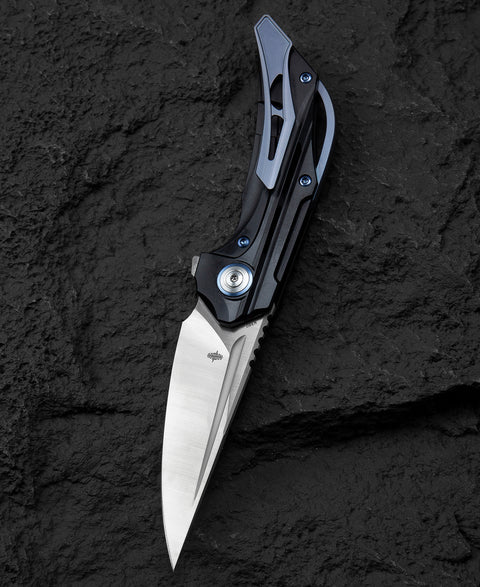 BESTECH VIGIL BT2201C Titanium Handle: 3.27" M390 Blade
