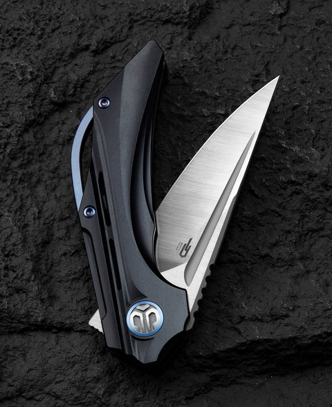 BESTECH VIGIL BT2201C Titanium Handle: 3.27" M390 Blade