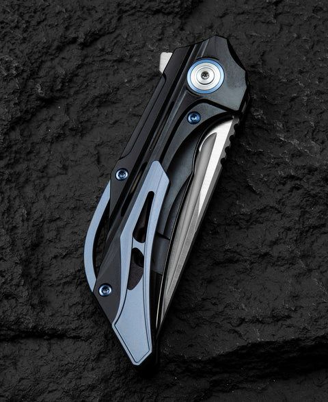 BESTECH VIGIL BT2201C Titanium Handle: 3.27" M390 Blade