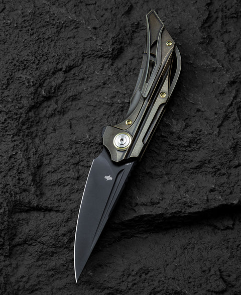 BESTECH VIGIL BT2201D Titanium Handle: 3.27" M390 Blade