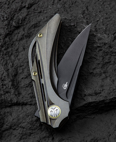 BESTECH VIGIL BT2201D Titanium Handle: 3.27" M390 Blade