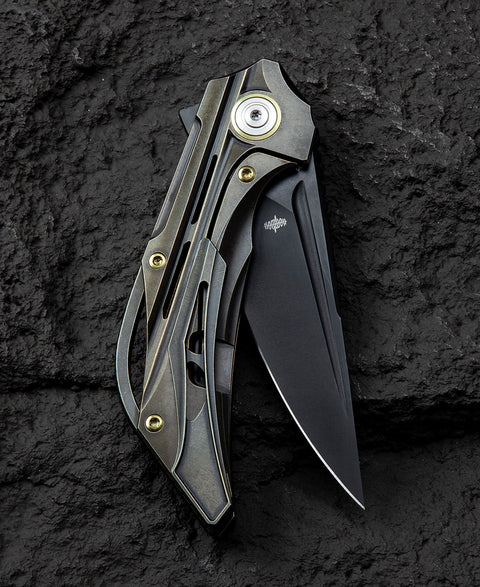 BESTECH VIGIL BT2201D Titanium Handle: 3.27" M390 Blade