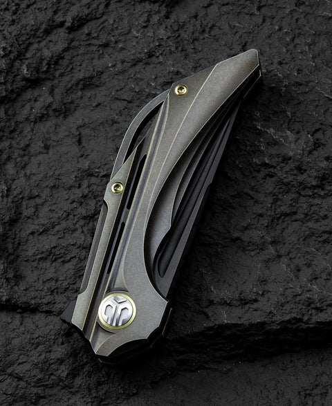 BESTECH VIGIL BT2201D Titanium Handle: 3.27" M390 Blade