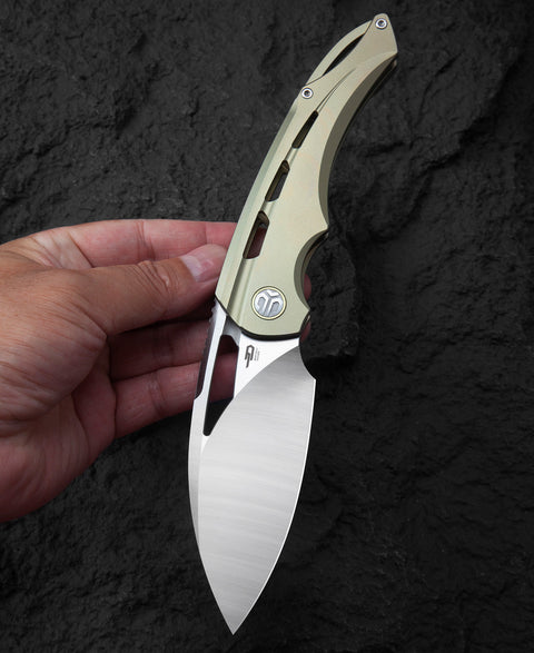 Special BESTECH FAIRCHILD Titanium Handle: 3.97" S35VN Blade BT2202D
