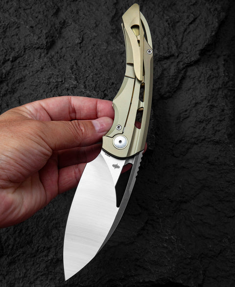 Special BESTECH FAIRCHILD Titanium Handle: 3.97" S35VN Blade BT2202D