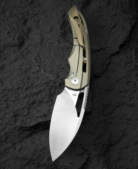 Special BESTECH FAIRCHILD Titanium Handle: 3.97" S35VN Blade BT2202D