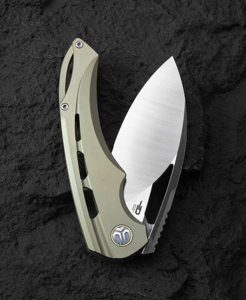 Special BESTECH FAIRCHILD Titanium Handle: 3.97" S35VN Blade BT2202D