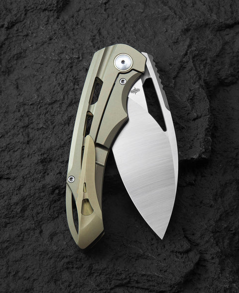 Special BESTECH FAIRCHILD Titanium Handle: 3.97" S35VN Blade BT2202D