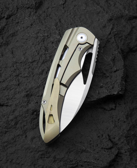 Special BESTECH FAIRCHILD Titanium Handle: 3.97" S35VN Blade BT2202D