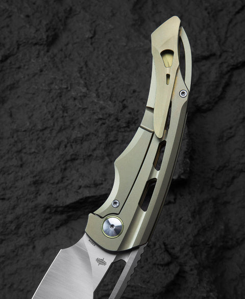 Special BESTECH FAIRCHILD Titanium Handle: 3.97" S35VN Blade BT2202D