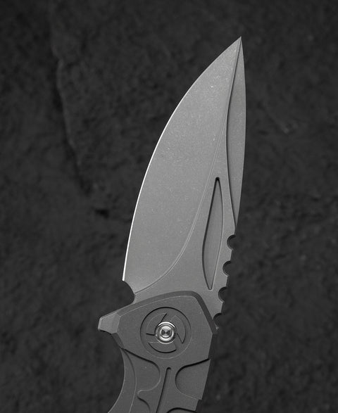 BESTECH BUWAYA BT2203B Titanium Handle: 3.54" M390 Blade