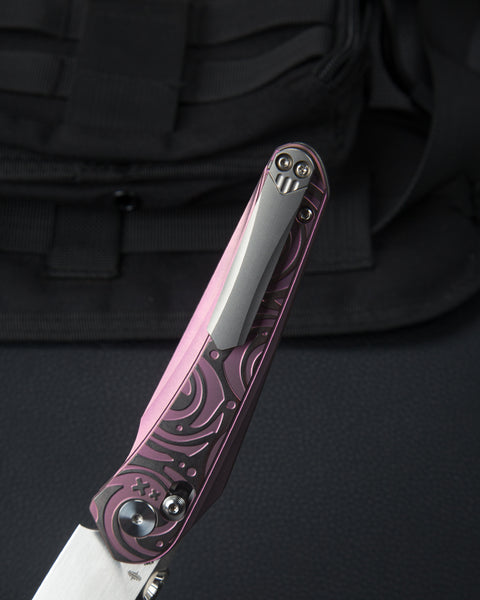 BESTECH MOTHUS BT2206E Titanium Handle: 3.47" M390 Blade