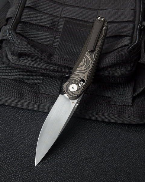 BESTECH MOTHUS BT2206F Titanium Handle: 3.47" M390 Blade