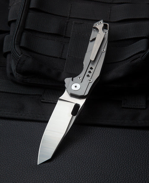 BESTECH NYXIE BT2209A Titanium Handle: 3.43" S35VN Blade