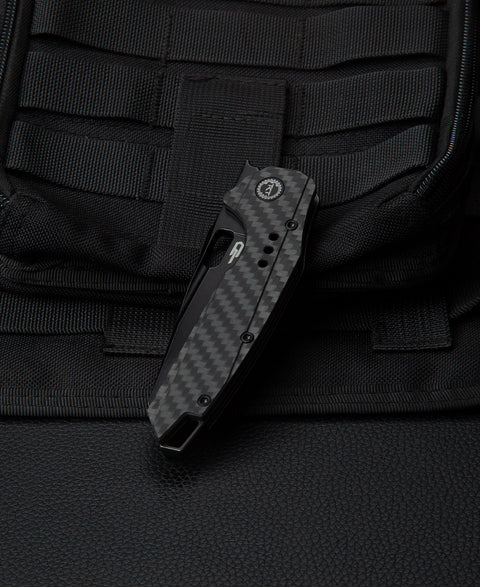 BESTECH NYXIE BT2209D Titanium +Carbon Fiber Handle: 3.43" S35VN Blade