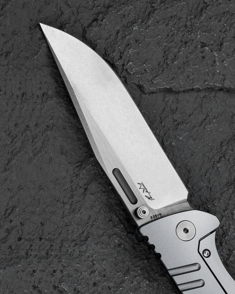BESTECH KEEN II BT2301B Marble Carbon Fiber+Titanium  Handle: 4.19" S35VN Blade