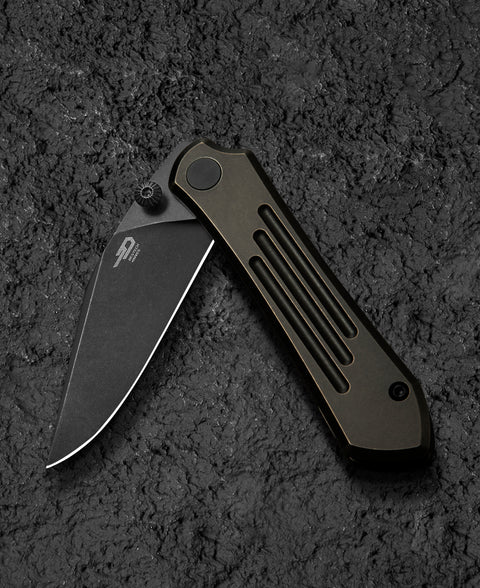 BESTECH ICARUS BT2302B Titanium Handle: 2.65" M390 Blade