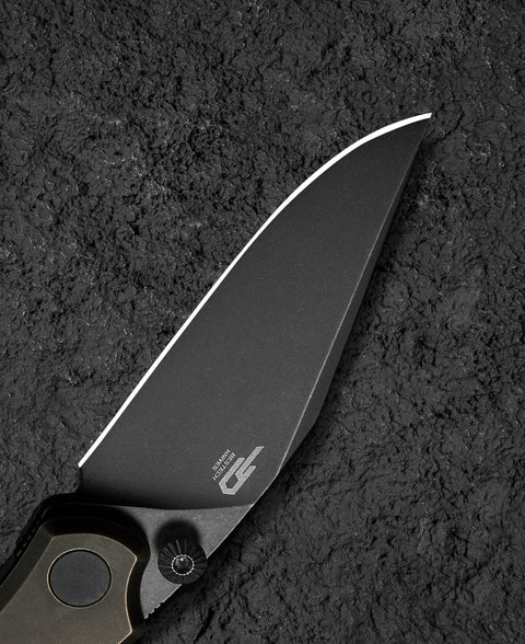 BESTECH ICARUS BT2302B Titanium Handle: 2.65" M390 Blade