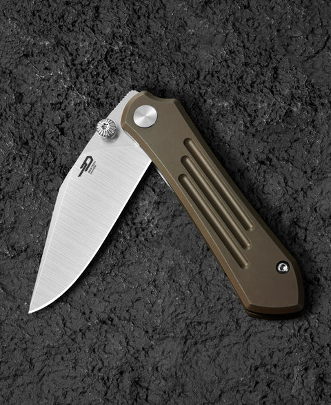 BESTECH ICARUS BT2302F Titanium Handle: 2.65" M390 Blade