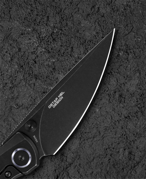 BESTECH LITO BT2307D Titanium+Carbon Fiber Inlay Handle: 2.7" M390 Blade