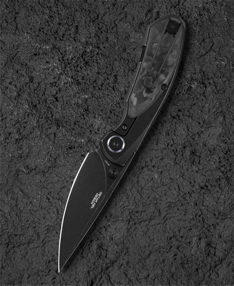 BESTECH LITO BT2307D Titanium+Carbon Fiber Inlay Handle: 2.7" M390 Blade
