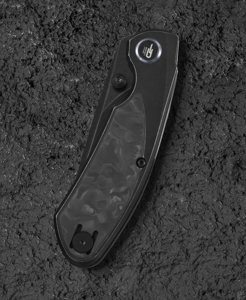 BESTECH LITO BT2307D Titanium+Carbon Fiber Inlay Handle: 2.7" M390 Blade