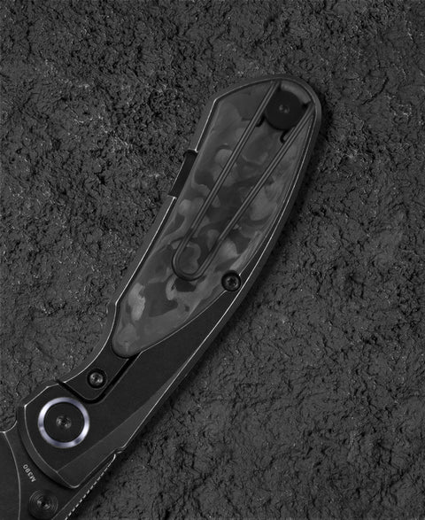 BESTECH LITO BT2307D Titanium+Carbon Fiber Inlay Handle: 2.7" M390 Blade