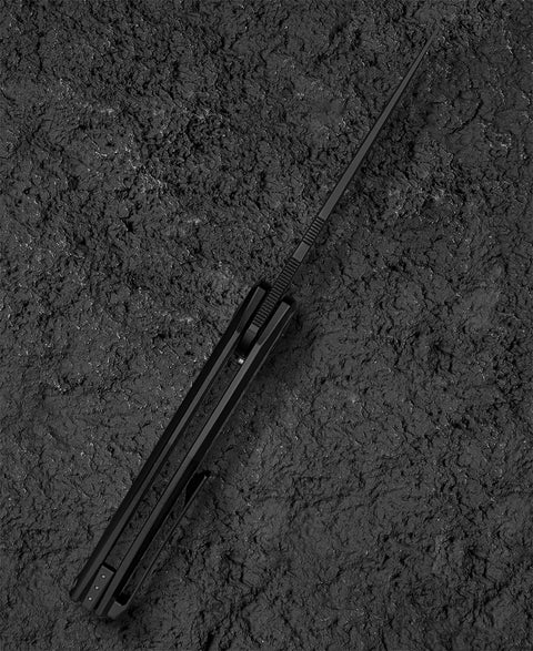 BESTECH SAMBAC BT2402B 3.62" M-cut Blade Titanium Fat Carbon Fiber Inlay Handle