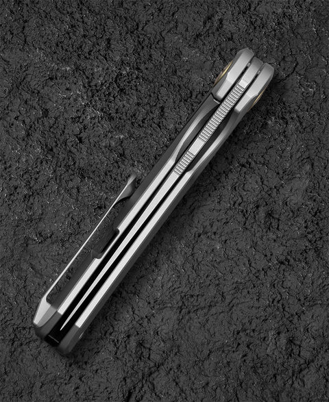 BESTECH SAMBAC BT2402C 3.62" M-cut Blade Titanium Marble Carbon Fiber Inlay Handle