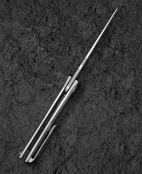 BESTECH SAMBAC BT2402C 3.62" M-cut Blade Titanium Marble Carbon Fiber Inlay Handle