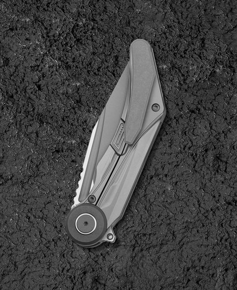 BESTECH SERAPH BT2403A 3.66" M390 Blade Titanium Handle