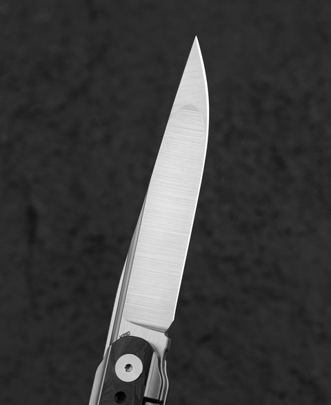 BESTECH SPEAR PHISHER BT2405A 3.48" M390 Blade Titanium+ Marble Carbon Fiber Handle