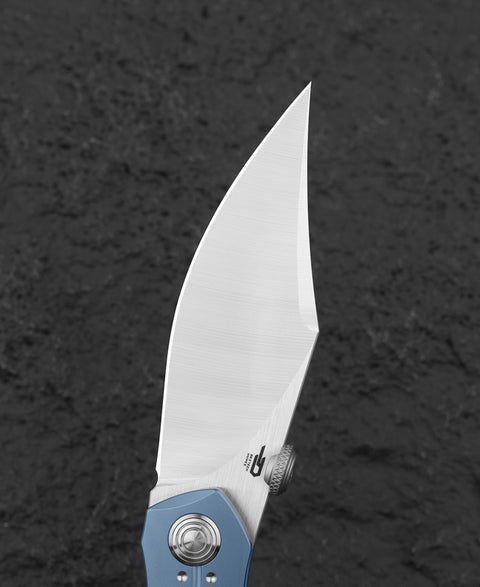 BESTECH RAZON BT2406A 3.87" M-cut Blade Titanium Handle