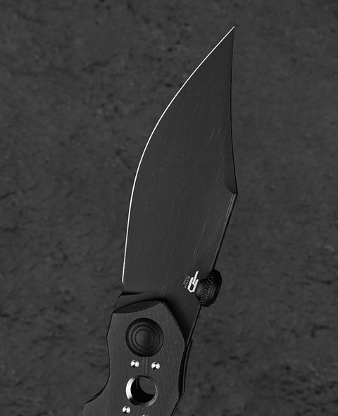 BESTECH RAZON BT2406B 3.87" M-cut Blade Titanium Handle