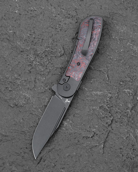 BESTECH Vestige BT2411C 3.47" M-CUT Blade Titanium Handle