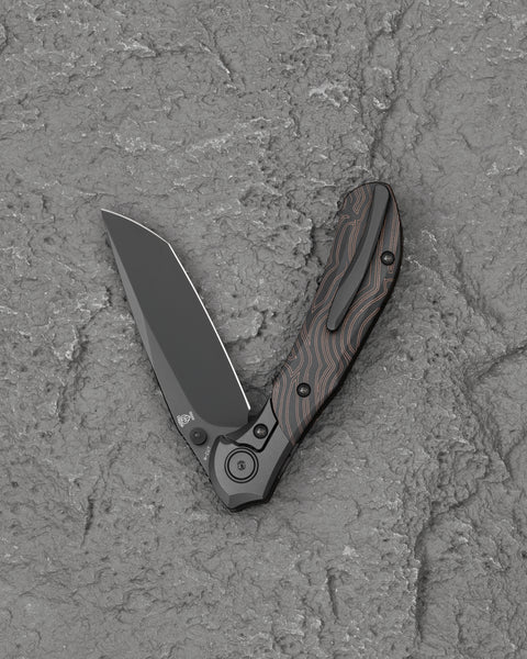 BESTECH Constellation BT2501B 3.055" M-CUT Blade Titanium Handle