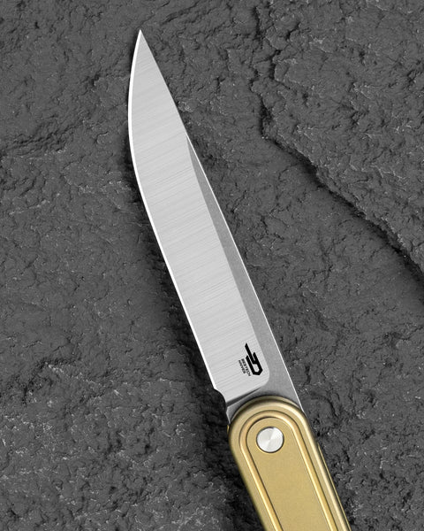 BESTECH INK BT2502B Bronze Titanium Handle 3.13'' M-Cut Blade