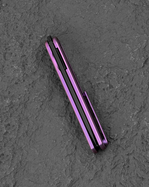 BESTECH INK BT2502C Purple Titanium Handle 3.13'' M-Cut Blade