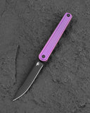 BESTECH INK BT2502C Purple Titanium Handle 3.13'' M-Cut Blade